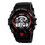 LED-SPM-2250 Colorful Luminous Electronic Watch β Waterproof Multi-Functional Sports Watch