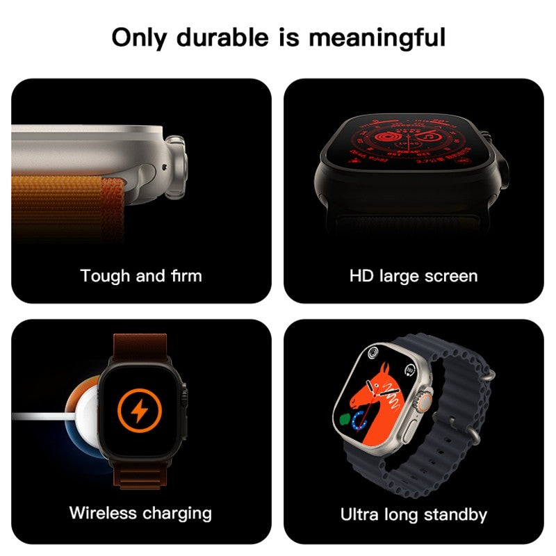 T800 Ultra 2 Smartwatch β Bluetooth Call, Wireless Charging & Long Battery Life
