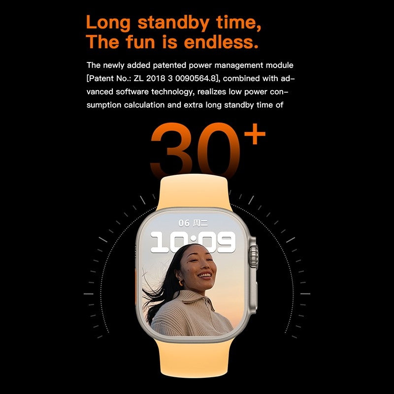 T800 Ultra 2 Smartwatch β Bluetooth Call, Wireless Charging & Long Battery Life