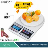 SF-400 10 KG Digital Kitchen Scale – High Precision Food & Shop Weighing Machine