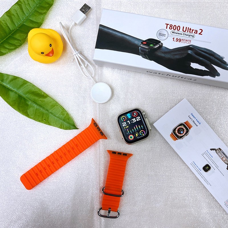 T800 Ultra 2 Smartwatch β Bluetooth Call, Wireless Charging & Long Battery Life
