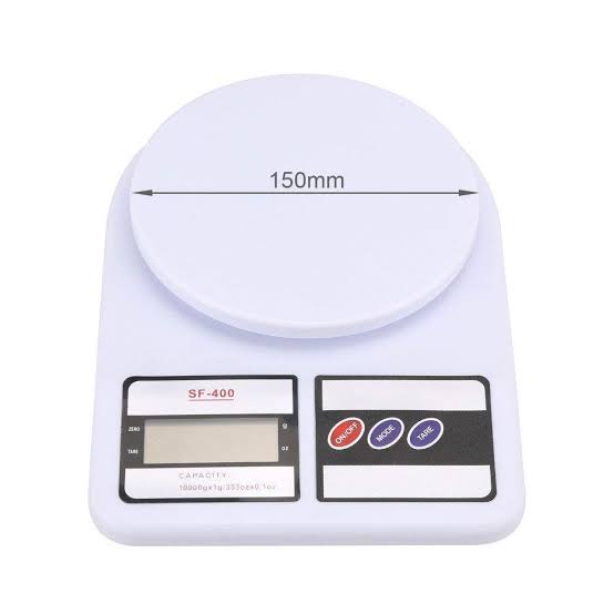 SF-400 10 KG Digital Kitchen Scale – High Precision Food & Shop Weighing Machine