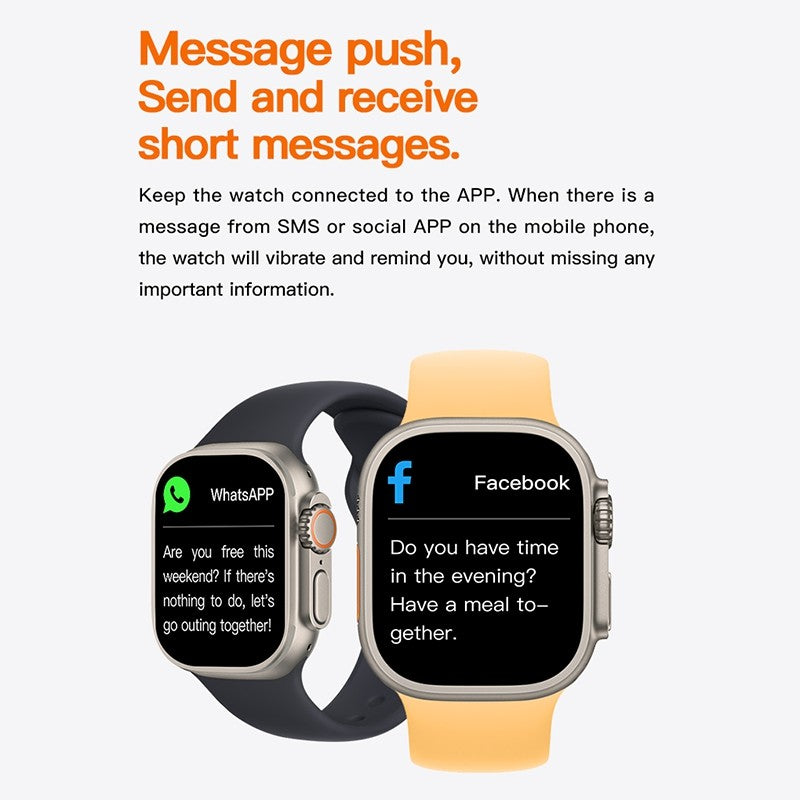 T800 Ultra 2 Smartwatch β Bluetooth Call, Wireless Charging & Long Battery Life