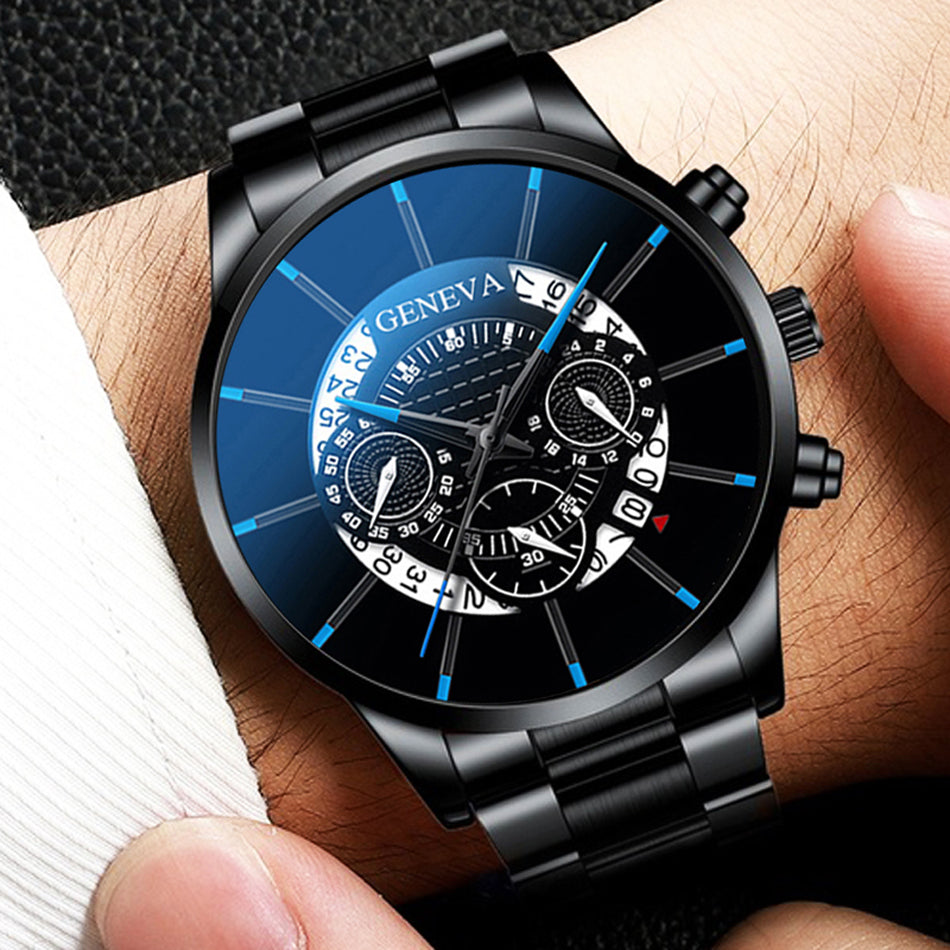 Geneva S-178 Men’s Luxury Quartz Wrist Watch