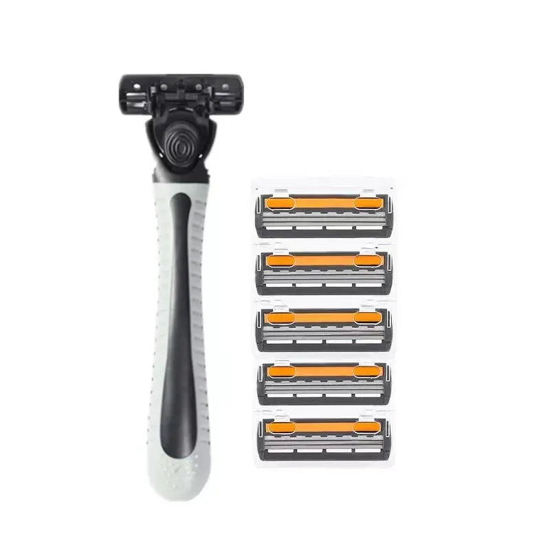 3-Layer Reusable Razor with Imported Blades – Men & Women Triple Blade Shaver