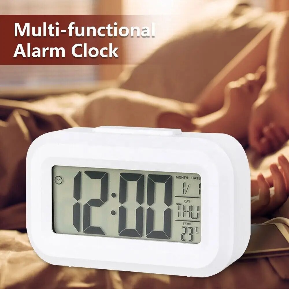 SM-1540 LED Digital Alarm Clock with Snooze & Calendar