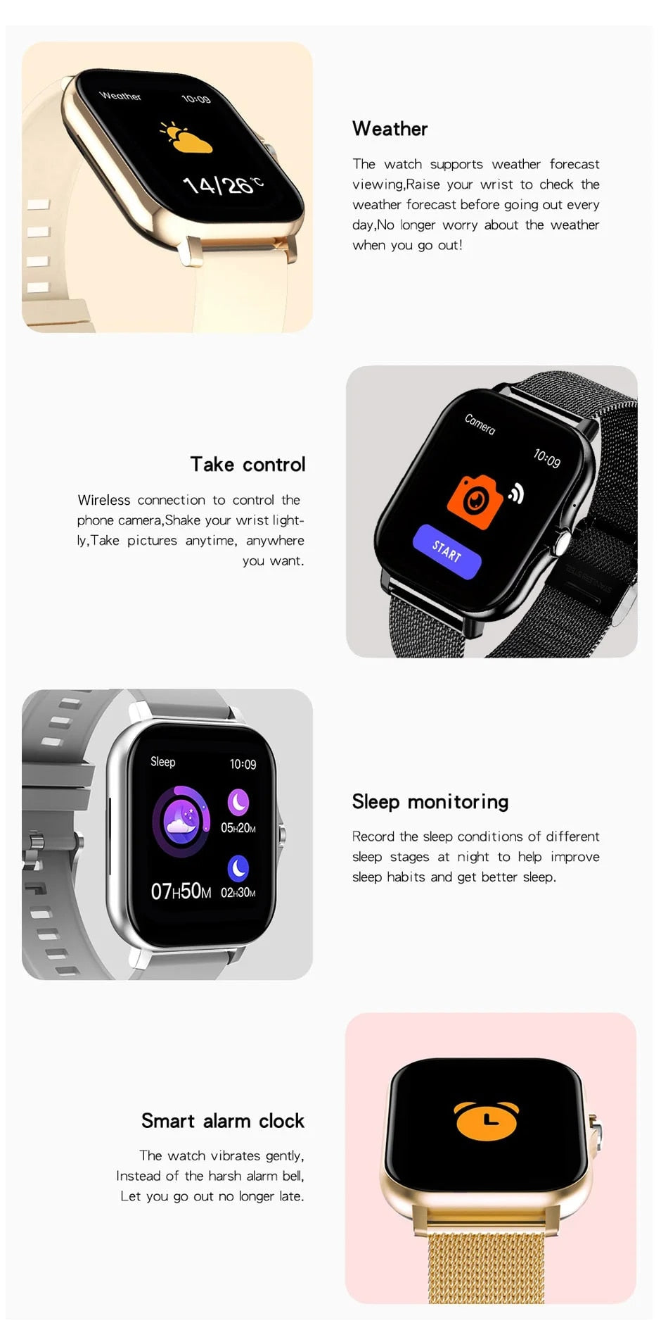 T-2325 Smart Watch with Bluetooth Calling, Blood Oxygen & Pressure Monitoring | Unisex Fitness Tracker