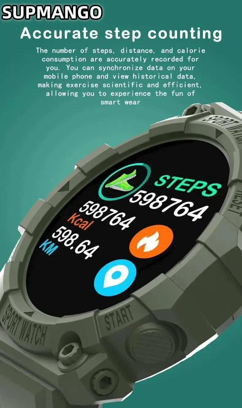B33 Real Stepcount Smart Watch – Multi-Function Fitness Tracker for Men & Women | Waterproof Sports Smartwatch