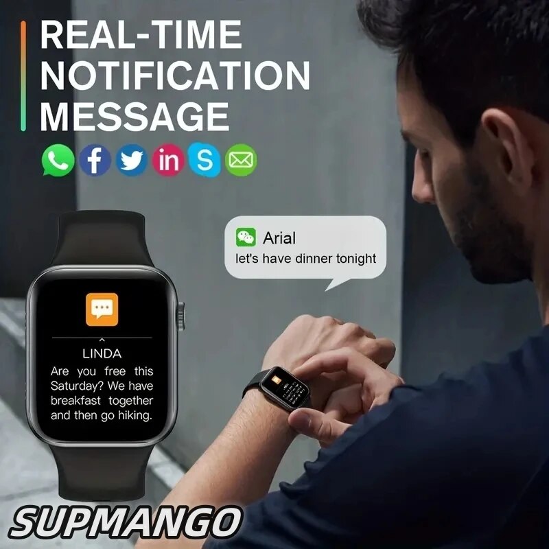 X7SX Smart Watch with GPS, Dial Call & Health Tracking | Unisex Sport Smartwatch