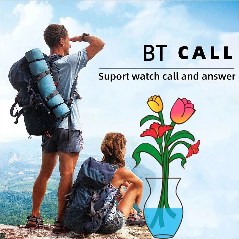 T-2025 Smart Watch with Bluetooth Calling, Music Player & Fitness Tracker for Men & Women