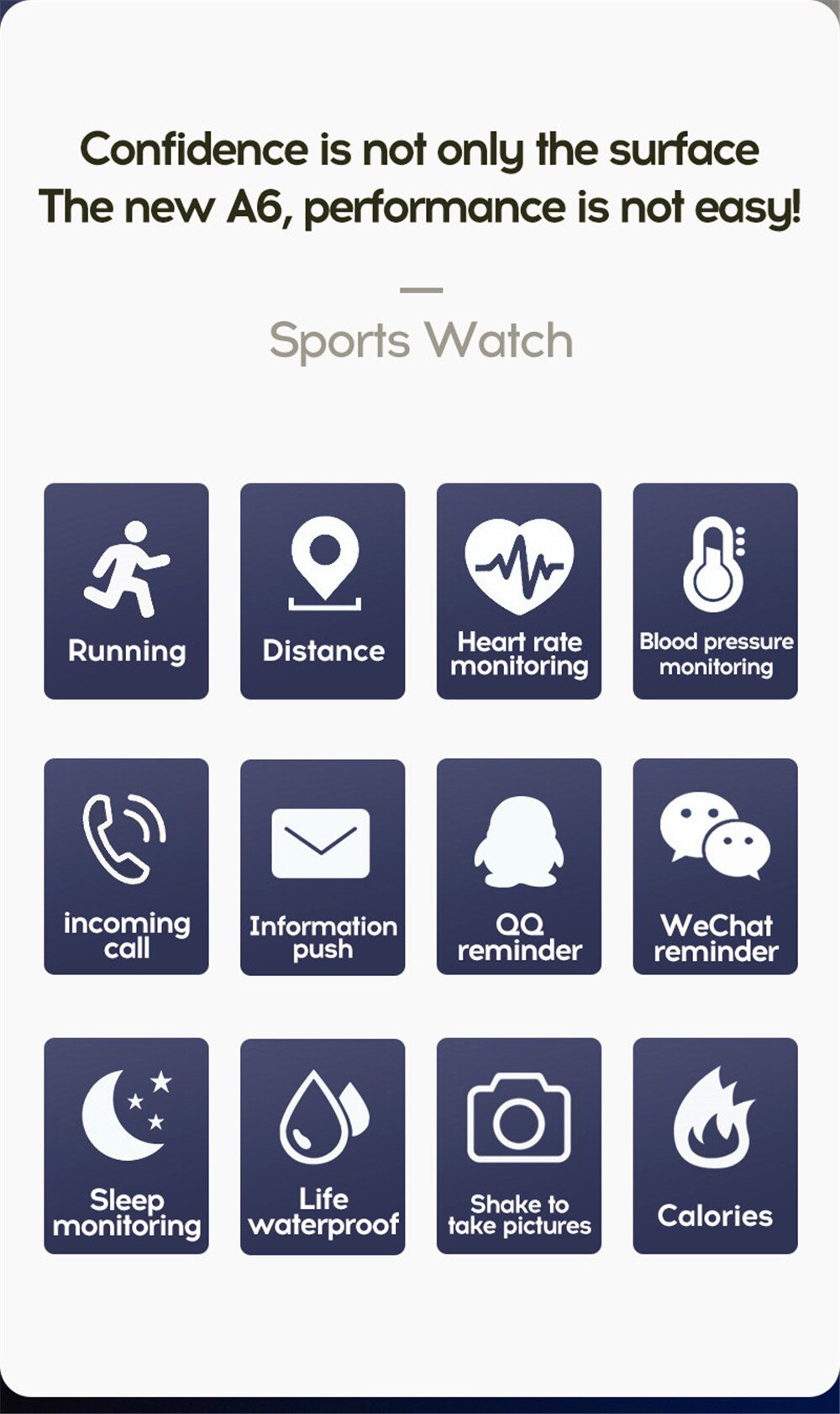 116-Plus Smart Watch with Real Step Count & Multi-Function Fitness Tracker | Unisex Android & iOS Compatible