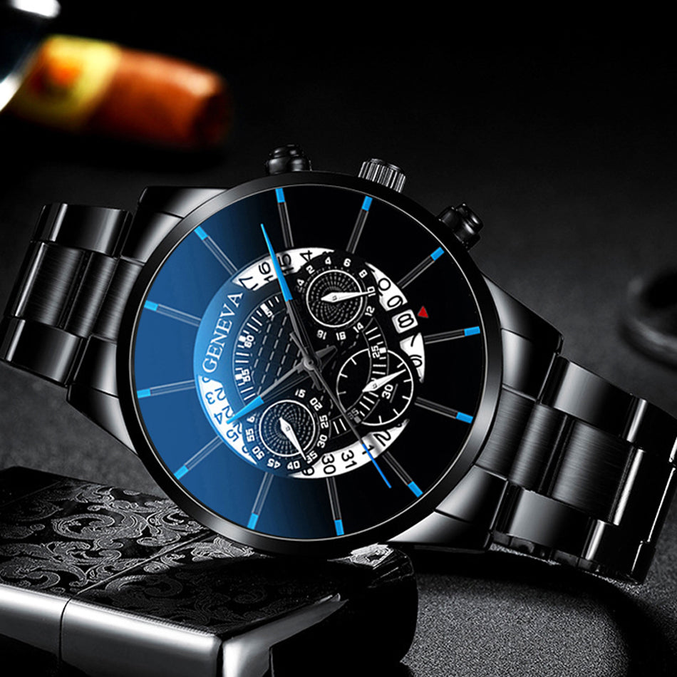 Geneva S-178 Men’s Luxury Quartz Wrist Watch