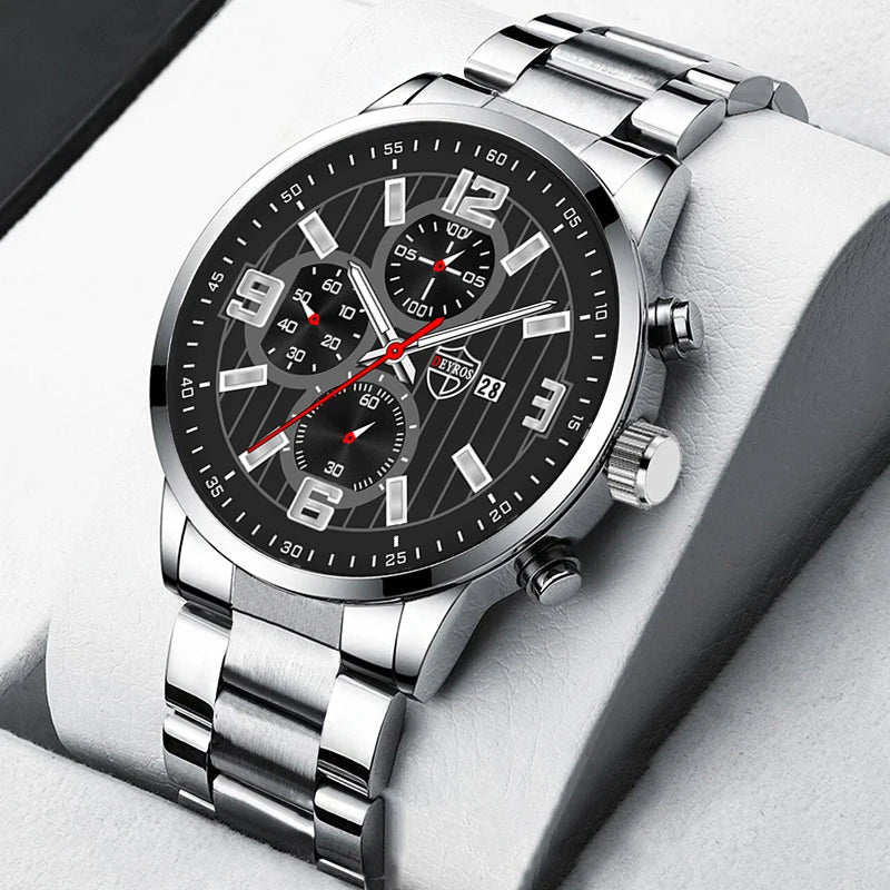 Geneva S-178 Men’s Luxury Quartz Wrist Watch