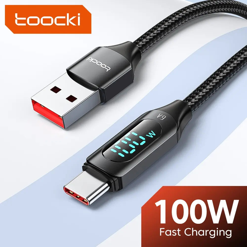 3-in-1 100W 5A Fast Charging USB Cable | Type-C / Lightning / Micro Charger for iPhone, Samsung & Xiaomi