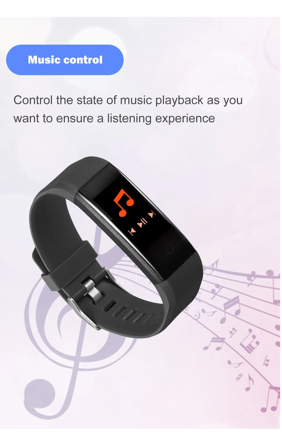 Q1 Smart Watch β Bluetooth Sports Fitness Bracelet with Heart Rate & Waterproof Design