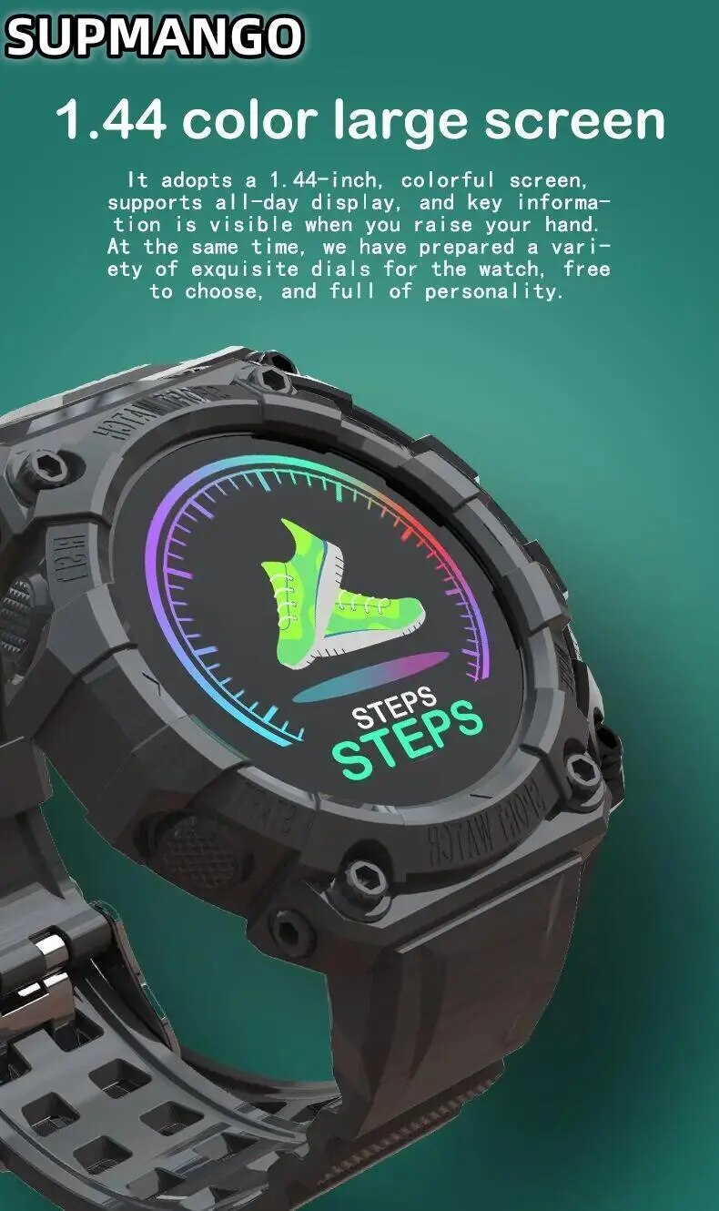 B33 Real Stepcount Smart Watch – Multi-Function Fitness Tracker for Men & Women | Waterproof Sports Smartwatch