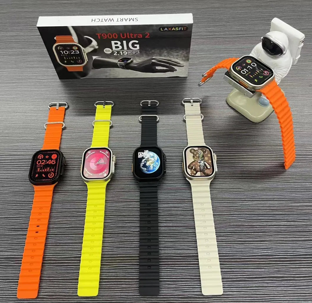 T900 Ultra 2 Series 9 Smartwatch β 2.19 Inch Bluetooth Call Watch with Wireless Charging & Fitness Tracking