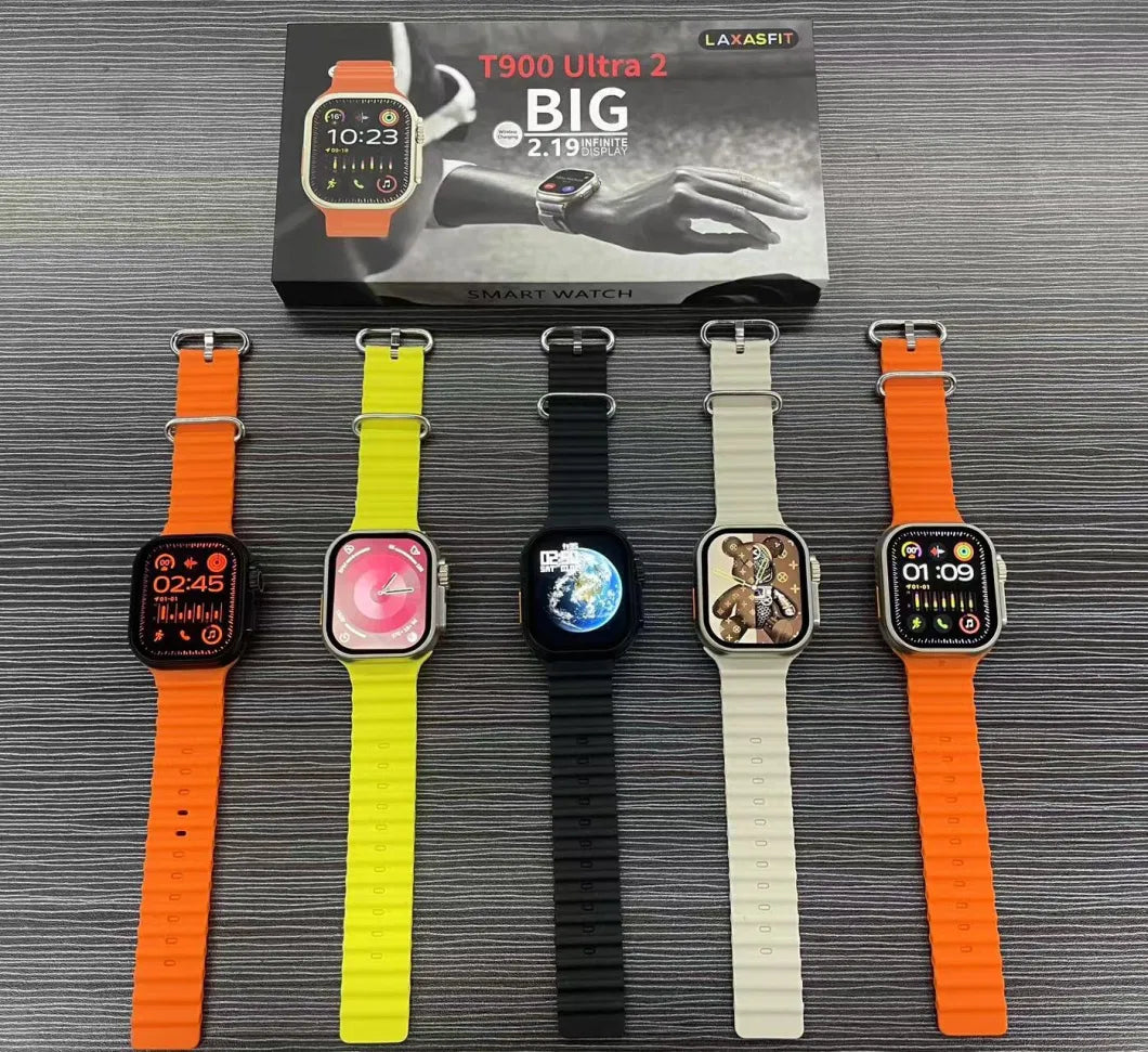 T900 Ultra 2 Series 9 Smartwatch β 2.19 Inch Bluetooth Call Watch with Wireless Charging & Fitness Tracking