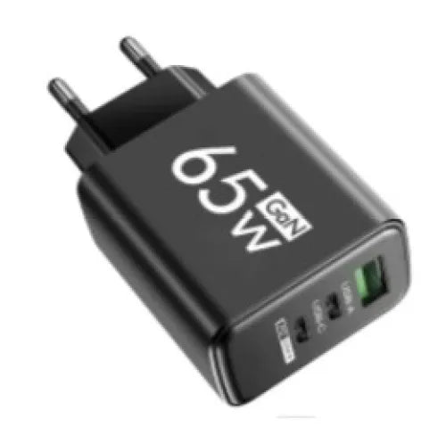 GaN 65W USB Type-C PD 3.0 Quick Charger | Fast Wall Adapter for iPhone 15, Samsung, Xiaomi, Huawei, OnePlus