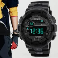 LED-SPM-2250 Colorful Luminous Electronic Watch β Waterproof Multi-Functional Sports Watch