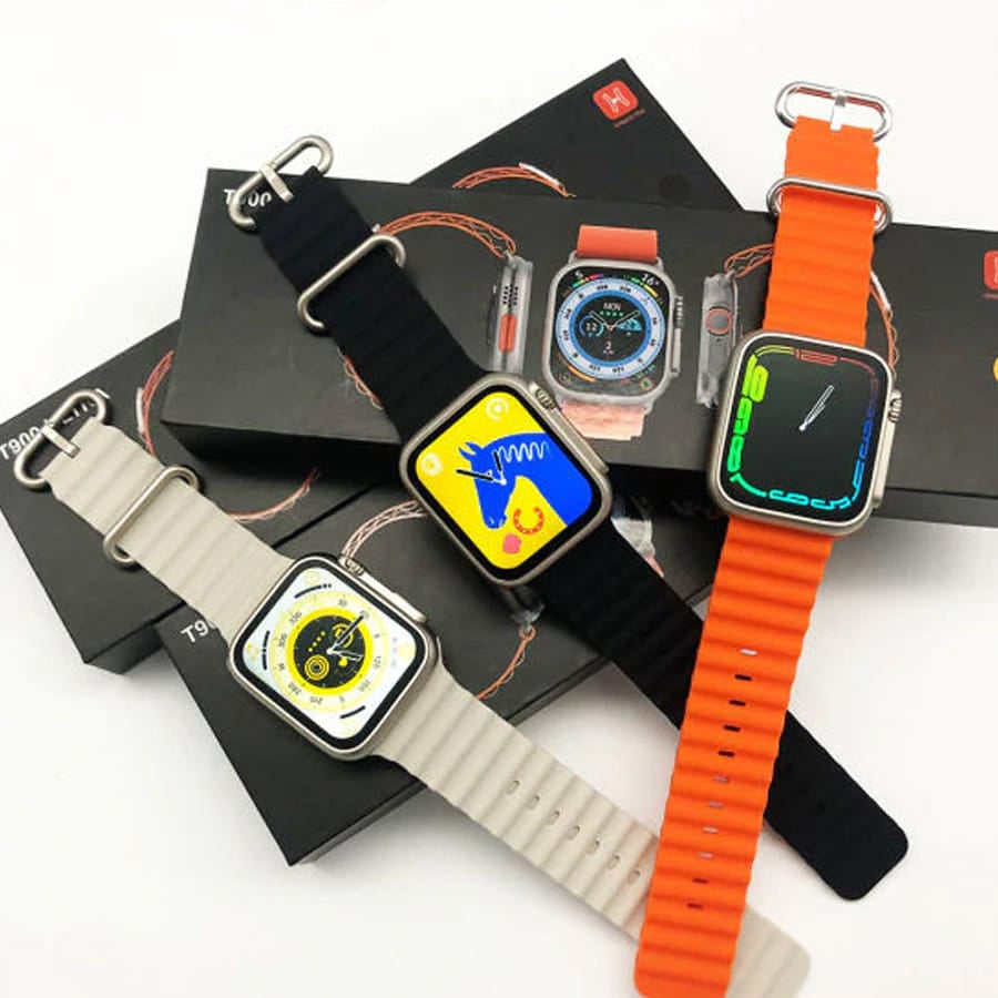 T900 Ultra Smartwatch – 2.09” Big Display, Bluetooth Call & Fitness Tracker for Men & Women