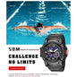 SMAEL-80070 Military Sport Watch for Men – Waterproof LED Digital Wristwatch