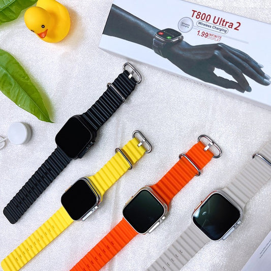 T800 Ultra 2 Smartwatch – Bluetooth Call, Wireless Charging &amp; Long Battery Life