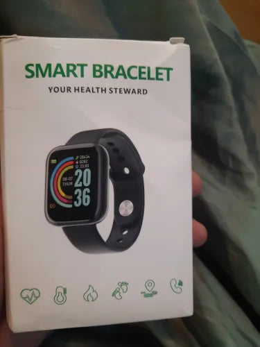 Y68 Real Step Count Smart Sports Watch – Fitness Tracker with GPS & Music Control for Android & iOS