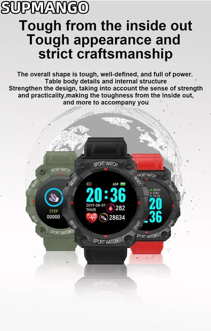 B33 Real Stepcount Smart Watch – Multi-Function Fitness Tracker for Men & Women | Waterproof Sports Smartwatch