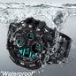 YIKAZE-S10 Black Digital Sports Watch – Waterproof Military LED Chronograph for Men