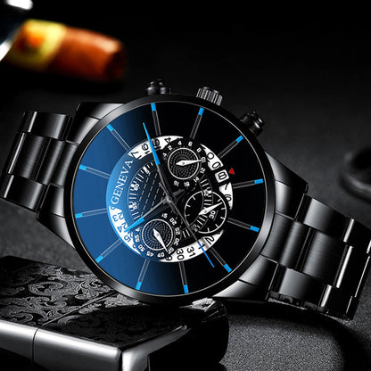 Geneva S-178 Men’s Luxury Quartz Wrist Watch