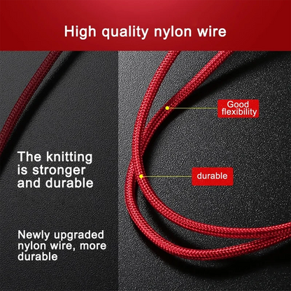 3-in-1 USB Cable | Fast Charging Multi-Port Charger for iPhone, Samsung & Xiaomi
