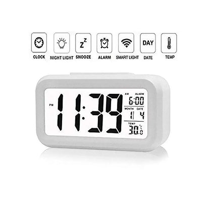 SM-1540 LED Digital Alarm Clock with Snooze & Calendar