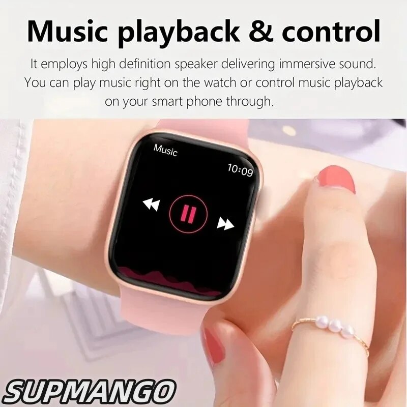 T1680 Wireless Calling Smart Watch – Full Touch Fitness Tracker with Waterproof Design